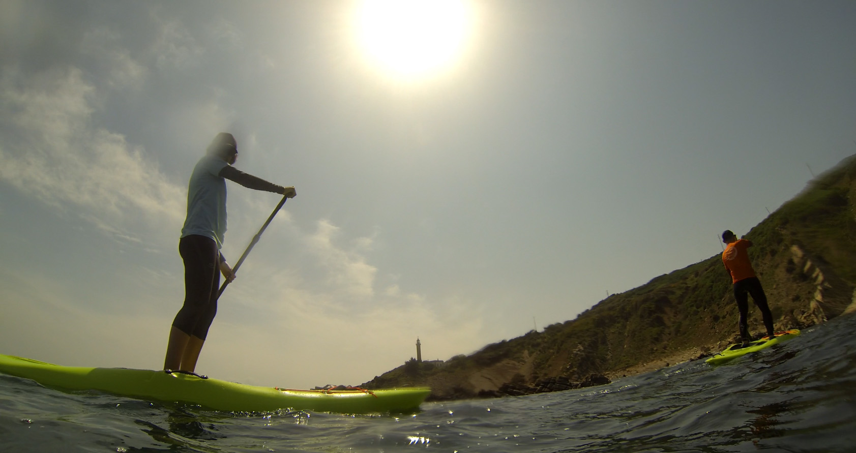 SUP tour in the straight of Gibraltar natural park